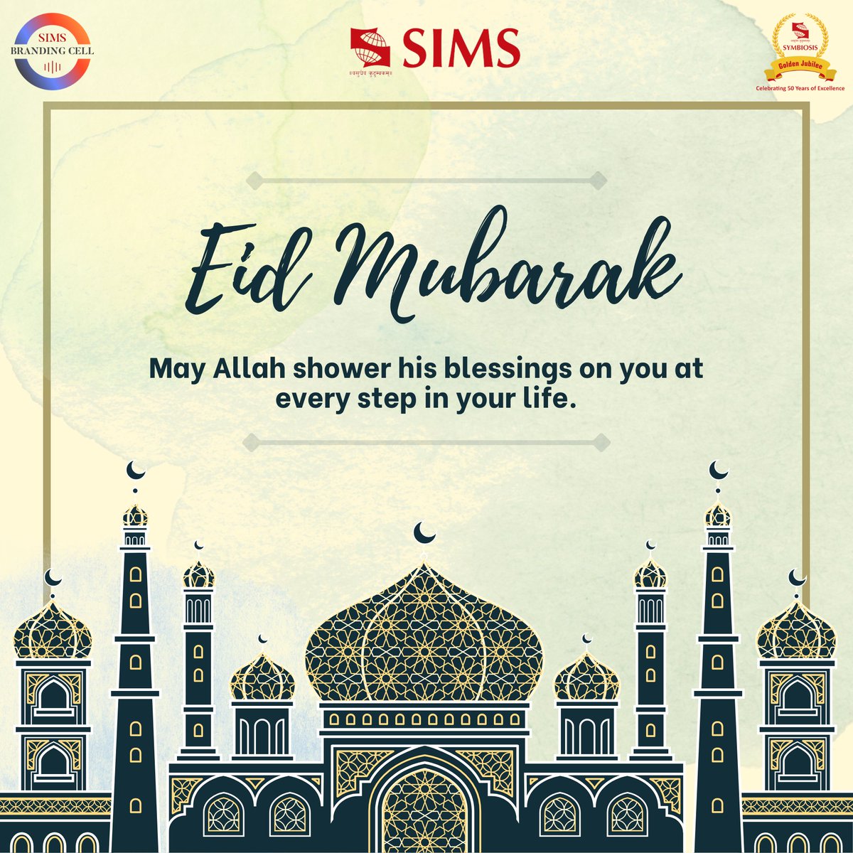 PuneSIMS's tweet photo. May Allah’s almighty blessings flood your life with joy and opens all doors to success now and forever.
Eid Mubarak!
#sims #siu #simswayoflife #makeadifference #festival #celebration #ramzan #eidulfitar #eidmubarak #explorepage @symbiosistweets @director_sims https://t.co/y2mcgrebpI