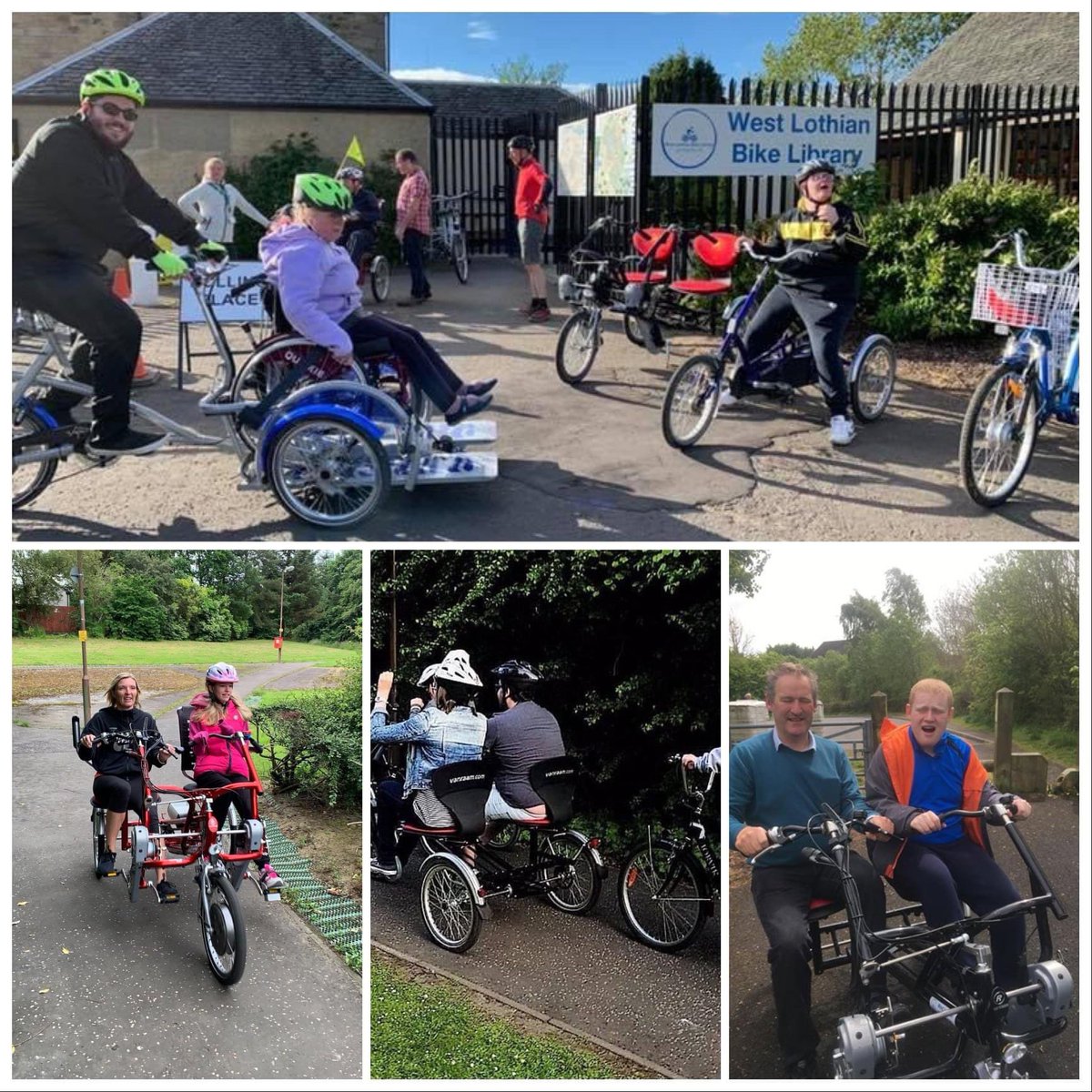 West Lothian Bike Library (@wlbikelibrary) on Twitter photo Delighted to be able to start up our Monday Afternoon Inclusive Cycling Sessions again. To try out a bike, have a cycle around our excellent path network or find out more about our Adaptive & eBike fleet then come along at 1630 on Monday 9th May. <a href="/LoveWestLothian/">West Lothian Council</a> <a href="/SpokesLothian/">Spokes CycleCampaign</a> Delighted to be able to start up our Monday Afternoon Inclusive Cycling Sessions again. To try out a bike, have a cycle around our excellent path network or find out more about our Adaptive & eBike fleet then come along at 1630 on Monday 9th May. <a href="/LoveWestLothian/">West Lothian Council</a> <a href="/SpokesLothian/">Spokes CycleCampaign</a>