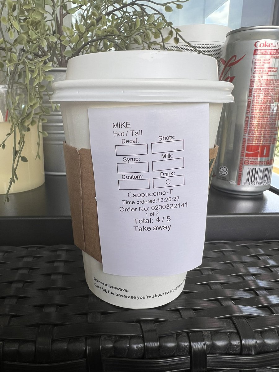 Thanks Starbucks! I appreciate the compliment