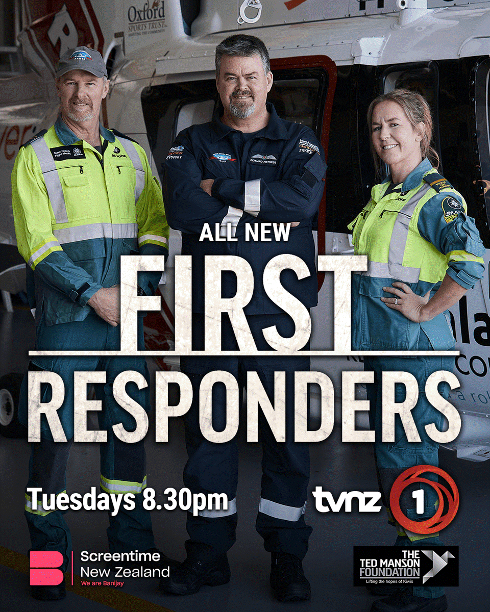 StJohnNZ's tweet photo. Want a front seat to what we do everyday? Don’t miss the second episode of First Responders on @TVNZ tonight where our team works with other emergency services to transport critical patients to safety🚑
#tvnz #stjohnnz #firstresponders #ems #ambulance #nz #emgergency https://t.co/NtVwz973PM