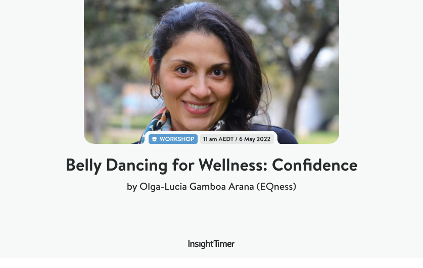 EQness's tweet image. Research has shown all the benefits that mindfulness &amp;amp; dancing bring to general well-being. Bellydancing comes with a bonus it helps to increase self-esteem, &amp;amp; body positivity. Join me during this unique workshop where we work on our self-confidence while dancing mindfully