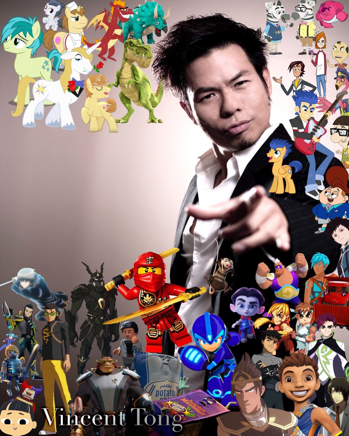 Happy 42nd Birthday to voice actor and voice director, Vincent Tong! 