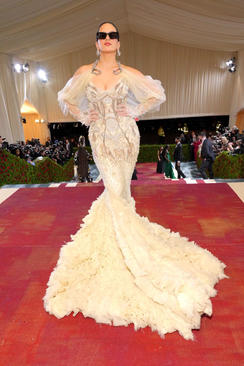 Rosalía en la Met Gala 2022.