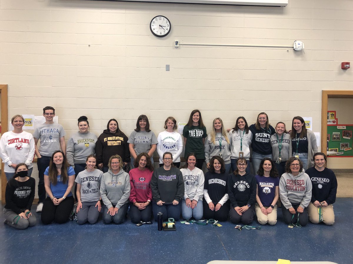 Showing our Alumni pride at Naples Elementary today on National College Decision Day! NCS Seniors: Whatever path you choose after graduation - college, military, or workforce - please know these Elementary Teachers are so very proud of you💚#naplescsd