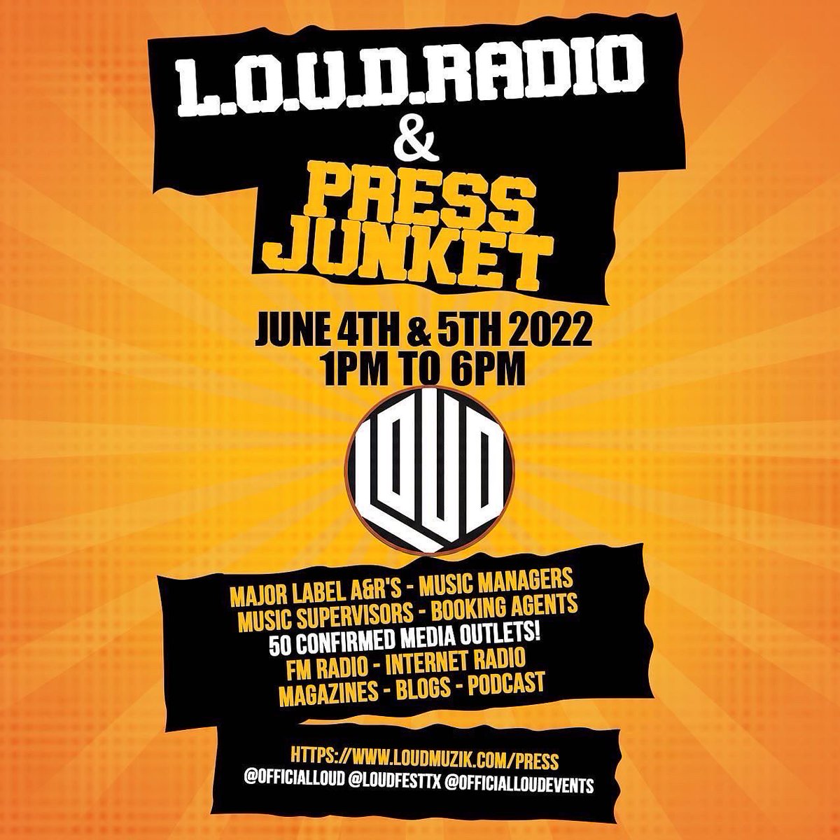 The biggest radio &amp; press event for an indie artist.