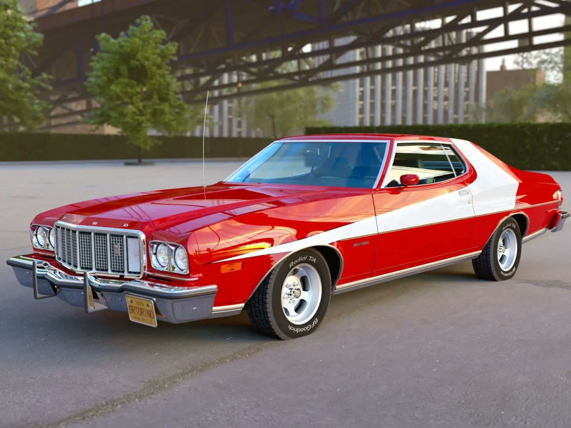 flatpyramid's tweet photo. #ford Gran Torino starsky &amp; hutch accurate #3DModel https://t.co/ad3whWGOw8