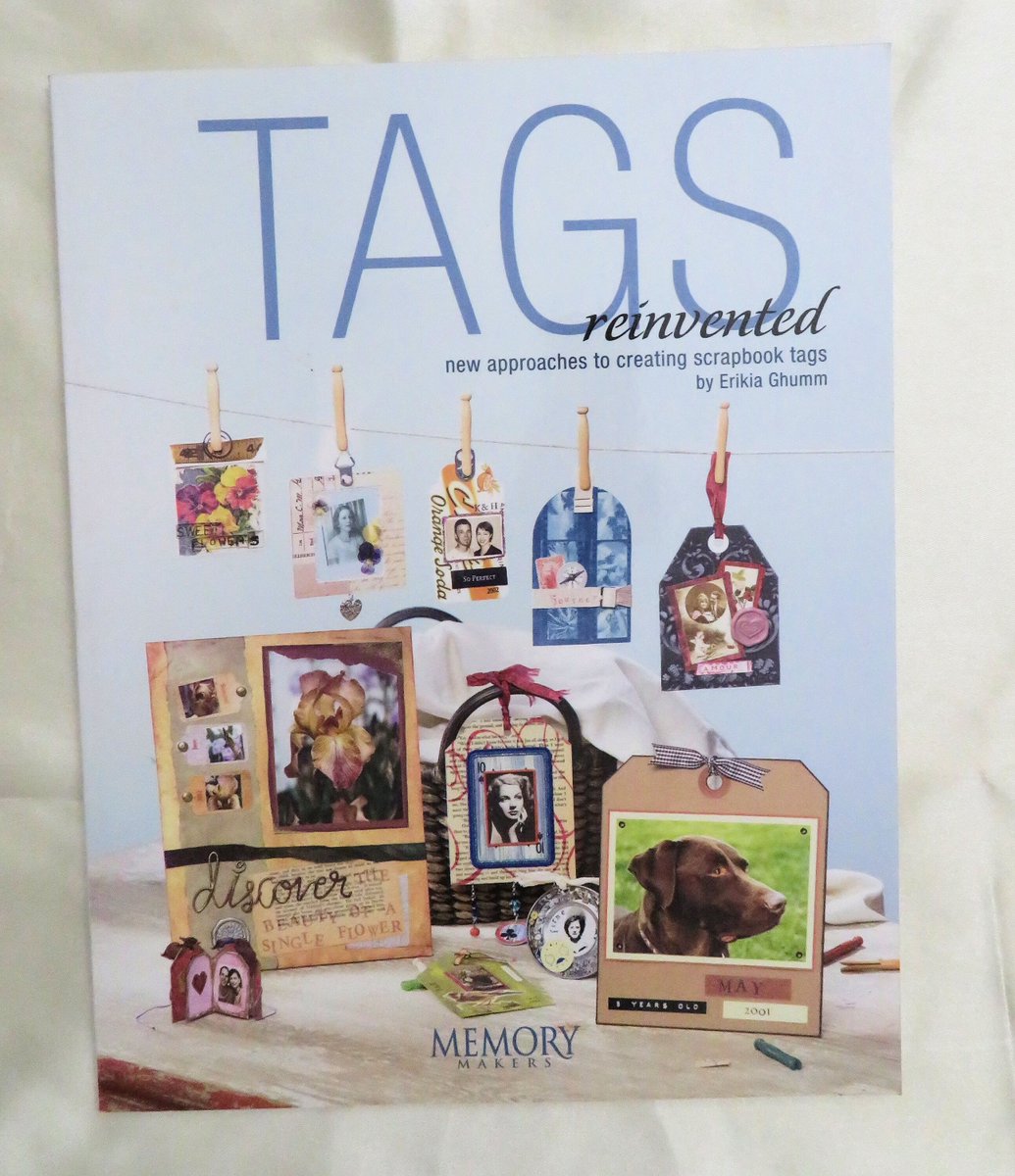 TAGS reinvented - new approaches to creating scrapbook tags by Erikia Ghumm - From MEMORY Makers - Vintage Craft Book - Destash tuppu.net/9d5bf616 #VintageKMMSDelights #Etsy #TagIdeas