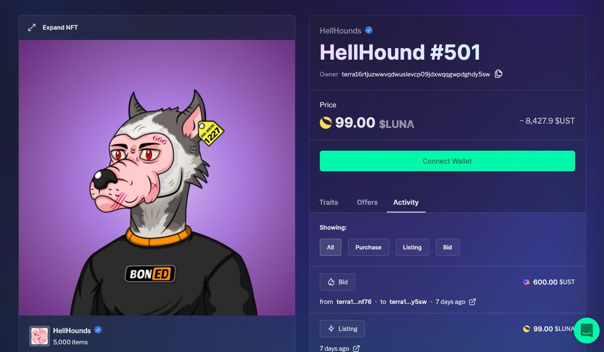 I've come across a bot ring being used for minting #NFTs connected to <a href="/hatskier_me/">Alex Suvorov</a> the lead developer for <a href="/luart_io/">Luart</a> that show he's running bots on his own network 

The first thing I had to do was find <a href="/hatskier_me/">Alex Suvorov</a> address. Luckily we knew he minted Hellhound #501