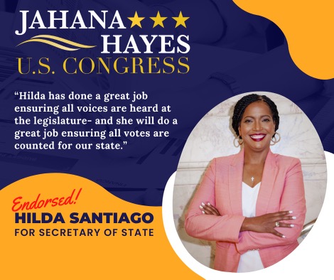 So proud to have the support of <a href="/RepJahanaHayes/">Jahana Hayes</a>! ¡Pa'lante!

#ctpolitics