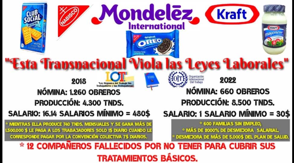 Jose82104517's tweet image. #mondeleznosomosesclavos#mondelez