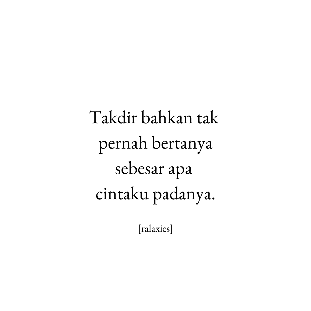 karya; pernahkah ia ingin bertanya?