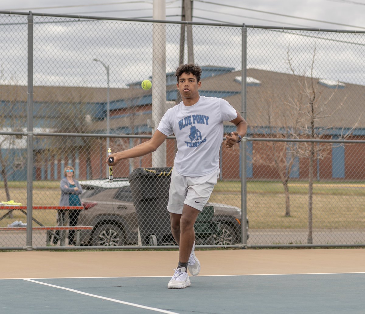 BluePonyTennis's tweet image. What a great day of tennis. Proud of the Ponies. Thanks to Polson for coming up. Thanks @DevynSolomon for the pics! #ponypride #nostepsback