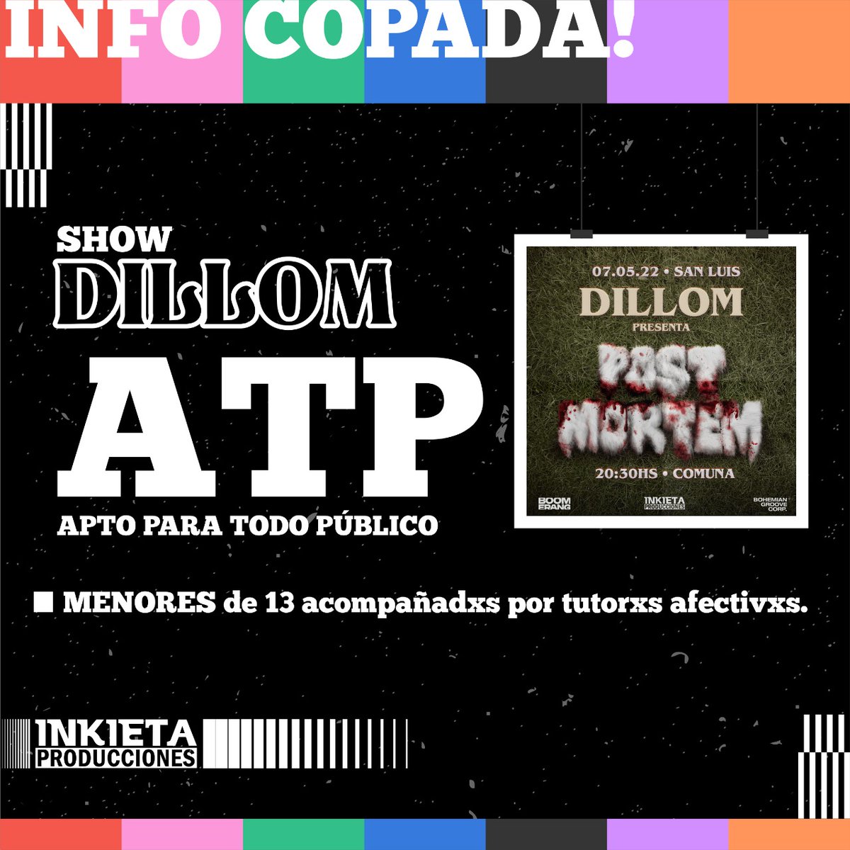 👉🏼Atenti a esta datita!
 🎟️Tu entrada en el link de la Bio!
💜O a #Revendedorxs:
@martinaplatinetti
<a href="/frangonzalez99_/">«Fran»</a>
📆07.MAY
📍 En la Comuna
😃A días de Dillom en #SanLuis
#InkietaProducciones #Inkietades #Música #MúsicaEnvivo  #SanLuisMusica #DillomEnSanLuis #ProductoraSanLuis