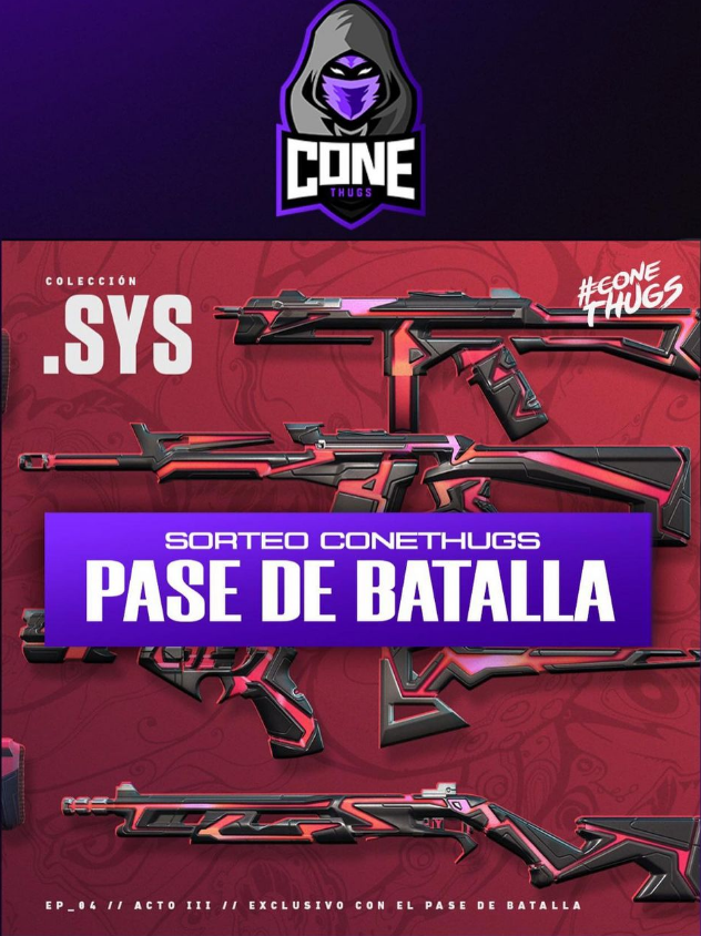 Mis maleantes, mañana es el ultimo día para que participen en nuestro sorteo de un pase de batalla, si aún no estás participando ve a nuestro Instagram y dale, que mañana anunciamos al ganador💜😎
