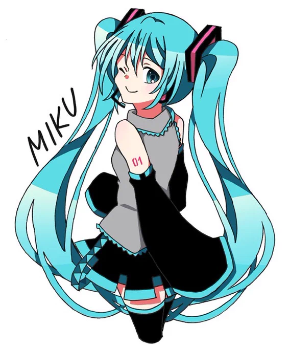 初音ミク/イラスト 