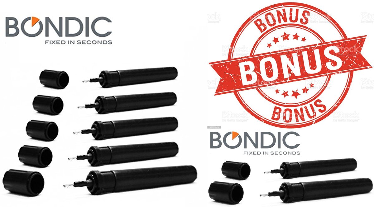 Bondic LED UV #1 Liquid Plastic Welder Starter Kit with 3 Refills