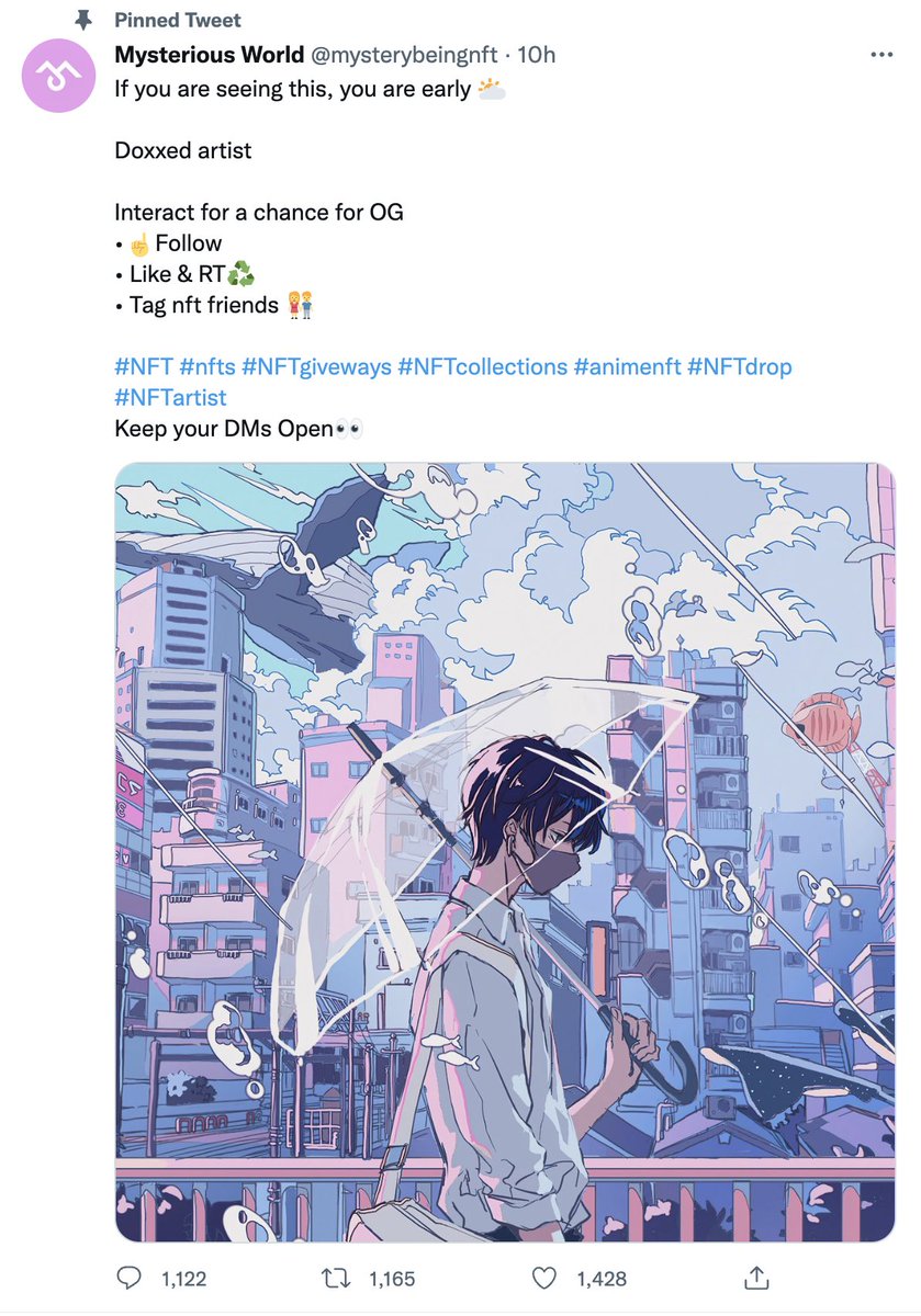 bicpinklight's tweet image. 🚨another nft stealing artwork🚨 @mysterybeingnft #NFTCommunity #nftrugpull
