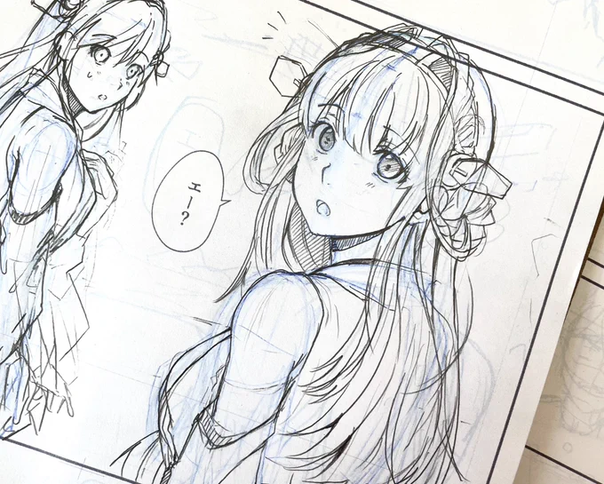 下書き金剛ちゃん。 