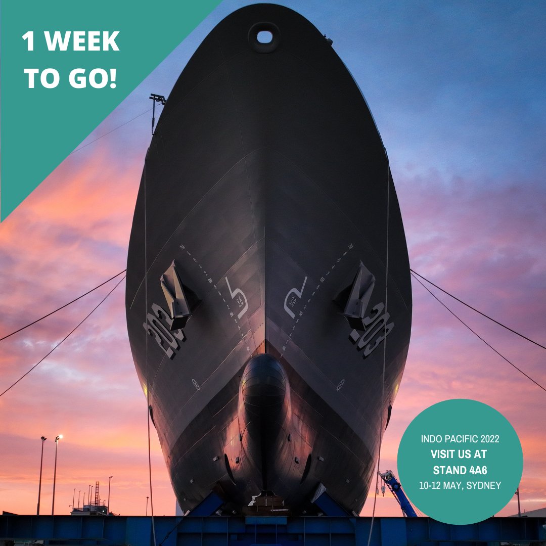 This time next week we'll be in Sydney at <a href="/IndoPacExpo/">Indo Pacific International Maritime Exposition</a> - we can't wait to see you!