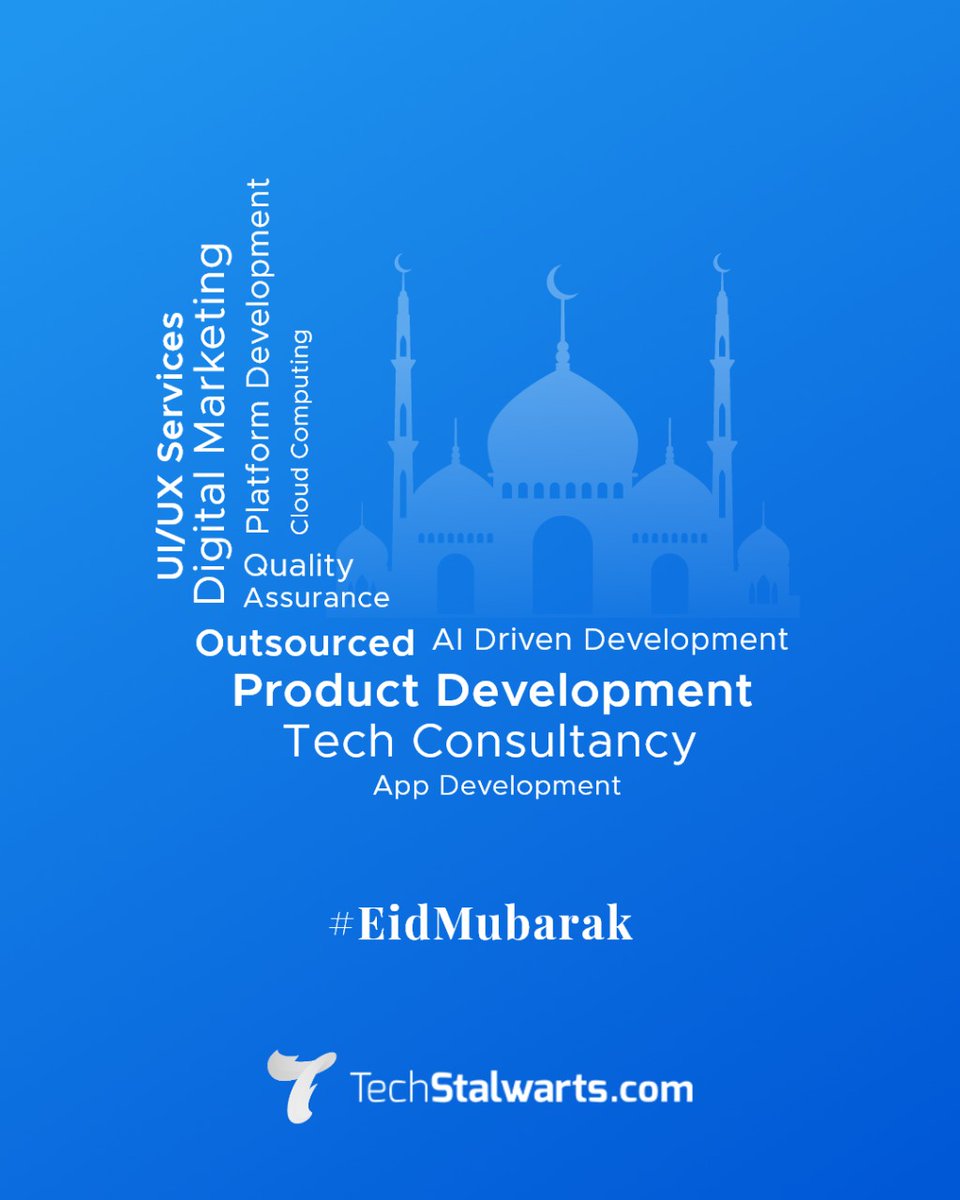 TStalwarts's tweet photo. Happy Eid Mubarak to everyone from Team Techstalwarts🌙

#eidmubarak #chand #warmwishes #techstalwarts https://t.co/sZtkJdjP1G
