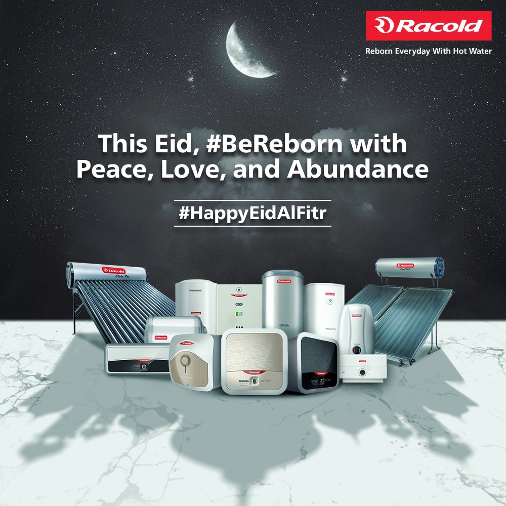 RacoldOfficial's tweet photo. May the Almighty shower you with a million reasons to #BeReborn with mirth, goodwill, and happiness.  

#EidMubarak #Eid #Ramadan #HappyEid #EidDay #WaterHeaters #ExpertsInWaterHeating #Racold https://t.co/tdEIDo7JVG