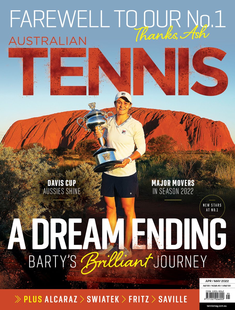 From <a href="/AustralianOpen/">#AusOpen</a> heights to a dream journey to the heart of Australia – what a year for Ash Barty. 

You won't want to miss our special tribute issue, available via mail order at bit.ly/AusTennsMag