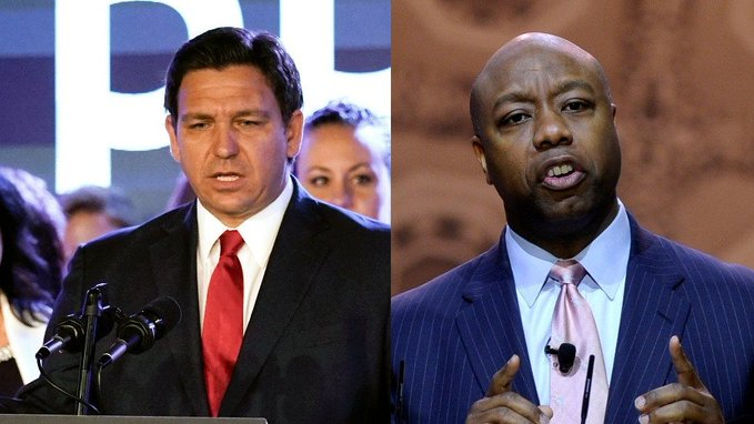 giovalio's tweet image. BUCKY BEAVER AND DESANDICK AIN'T WORTH A WALK TO THE VOTING POLLS IF IT WERE STATION  IN A ROOM NEXT TO YOURS..."  @RonDeSantisFL  #SENTIMSCOTT