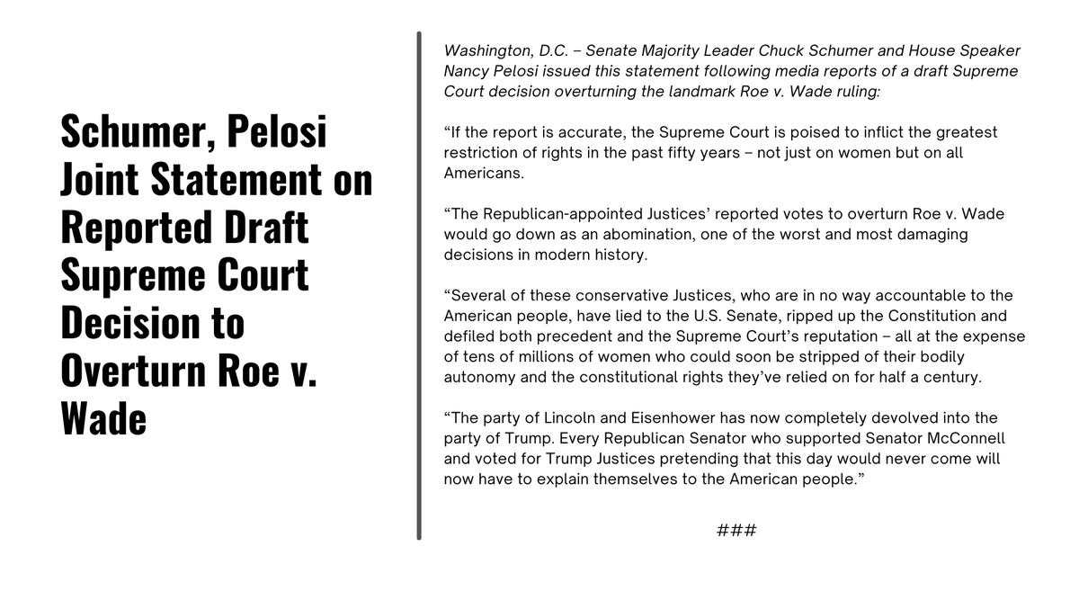 Chuck Schumer tweet media
