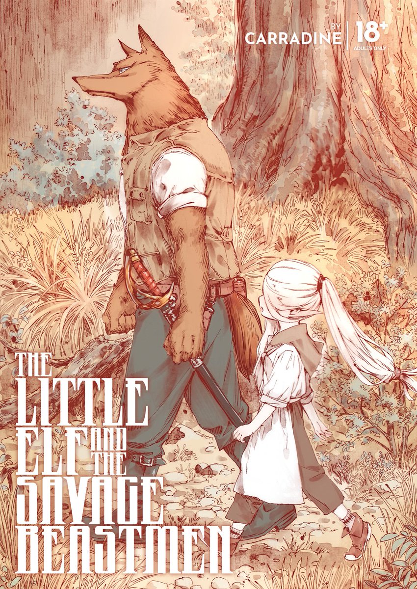 J18Publishing's tweet photo. It's Signed Manga Monday! We've got a signed copy of 
@kyaradain
's Little Elf and the Savage Beastmen! Another Carradine with a beautiful illustration!

To enter, follow us on Twitter AND join our Discord; then RT this tweet! Replies are +1 entry! The contest closes Friday, 5/6! https://t.co/LPDIDK5p10
