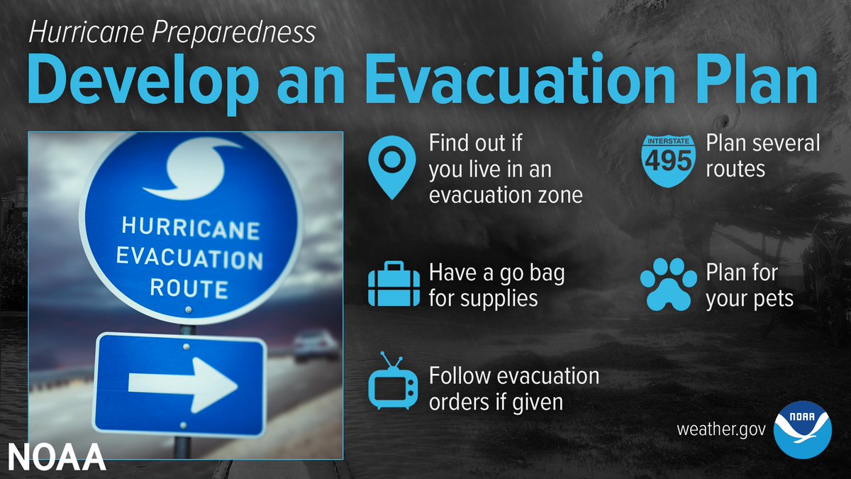 PlaqEoc's tweet photo. Are you in a hurricane evacuation zone, or in a home that would be otherwise unsafe in a hurricane? If so, think now, about where you’d go and how you’d get there if you're told to evacuate. https://t.co/O8IEzalyGj #HurricanePrep #HurricaneStrong https://t.co/ZkwUvMvho0