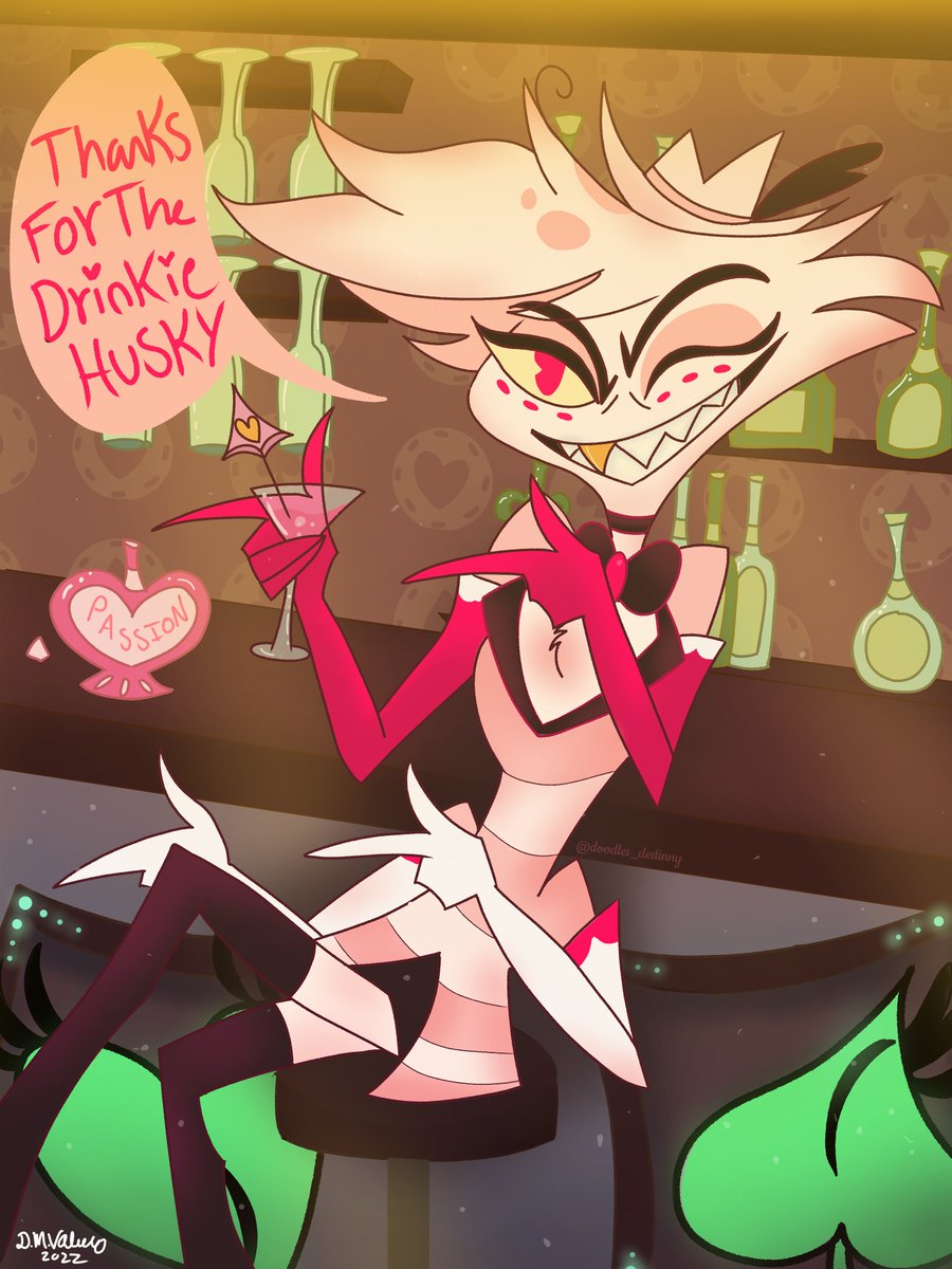 🕷️💗🍸
#hazbinhotel #hazbinhotelangeldust #Huskerdust #angeldustxhusk