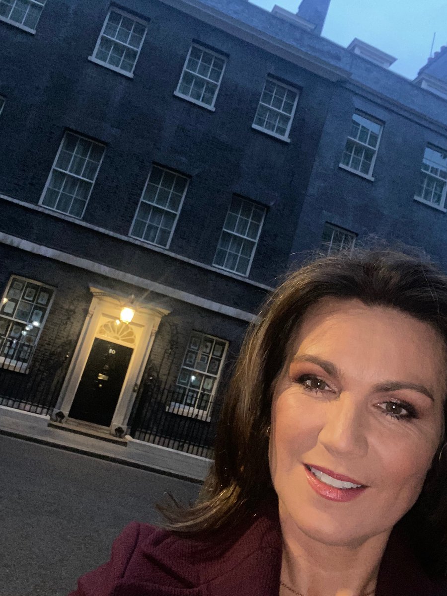 Morning! @gmb live at Downing St from 0600 with our interview with the Prime Minister after 8am