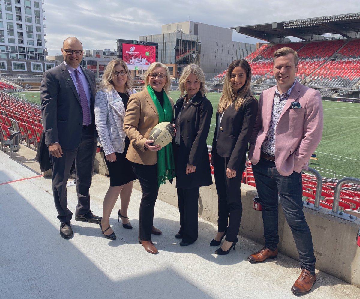 TaliaS_TD's tweet photo. Thrilled to announce our partnership with @binghamcup Ottawa 2022- the biennial world championship of gay and inclusive #rugby. Tournament activities run Aug 13-22 & volunteers needed. Get ready #Ottawa ๐!#InclusivityinSport @TaraLynnH_TD @Nathalie_TD @PietroTD @JimWatsonOttawa https://t.co/2FthBt2Oln