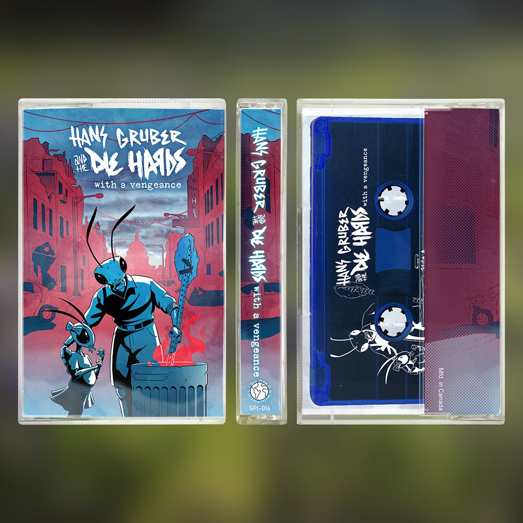 skapunkintl's tweet photo. Hans Gruber and the Die Hards 'With A Vengeance' OUT NOW ON ALL STREAMING PLATFORMS!! 

PS the pre-orders for the second pressing in a lovely bluebonnet flavor are now live too

🔗https://t.co/YC0eJgGqcD https://t.co/Gd6JHDx4ss