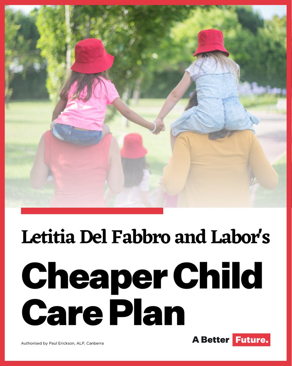letitia_df's tweet photo. In the electorate of Fadden (central and northern Gold Coast) 8698 families will be better off under Labor's plan for cheaper child care #IfNotNowWhen #MakeItCount #VoteThemOut #VoteDelFabbro #auspol #ausvotes #AlboForPM #Labor #GoldCoast #Queensland #Fadden #ChildCare #WeCare https://t.co/y3A7LdQmqy