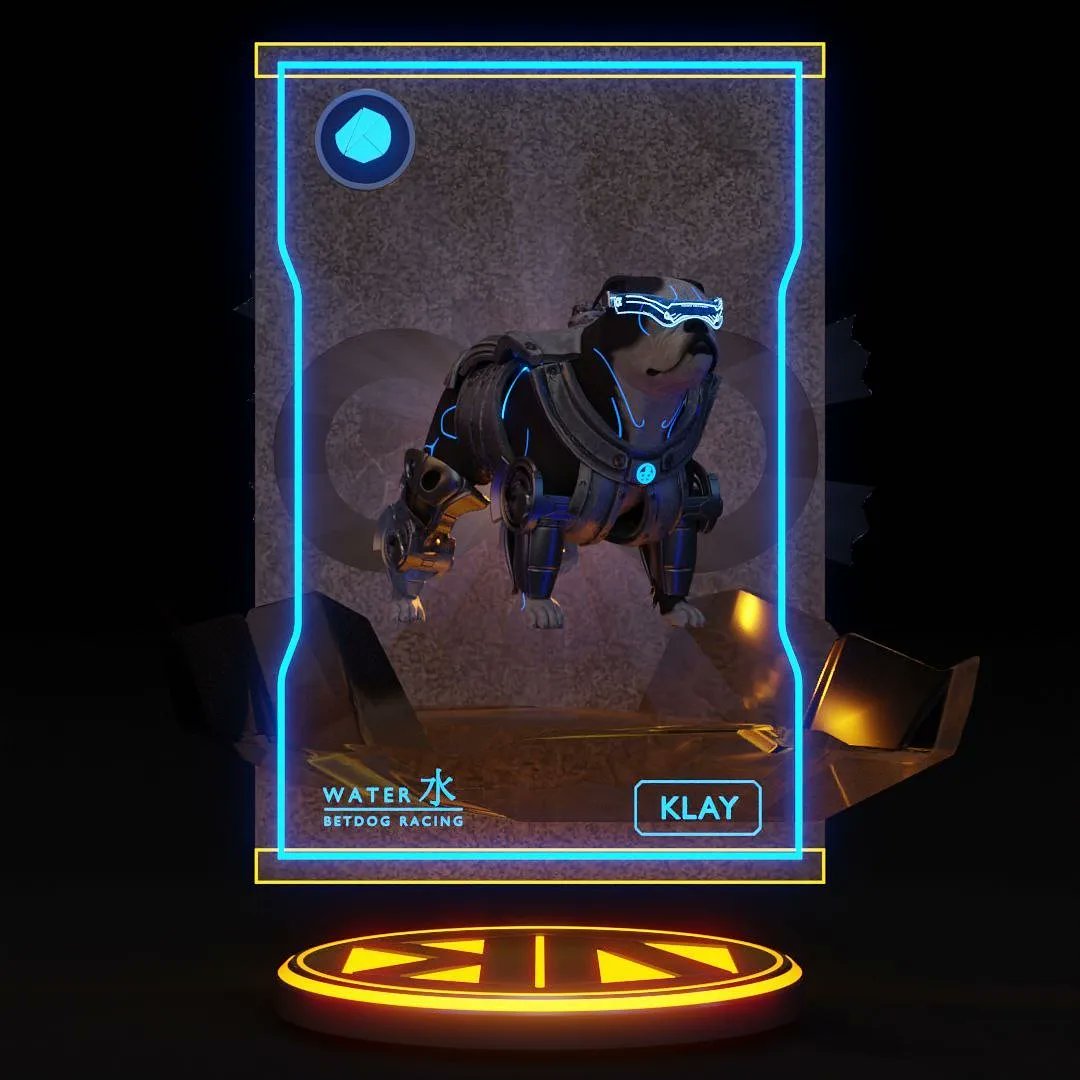 Immopet_'s tweet photo. immopet first NFT project.
"The Betdog Collection introduction"

Betdog is the world's first future story-based NFT cyberdog racing
game based on klay, where players can train, race and collect NFT bulldogs.
#nft #nftart #nftexchange #metaverse #p2e #blockchain  #immopetgame https://t.co/Htc3eaVb9Z