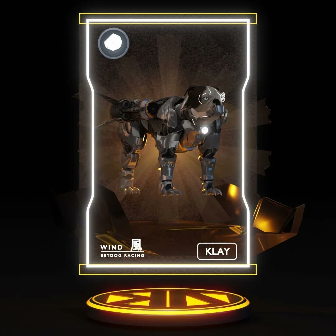 Immopet_'s tweet photo. immopet first NFT project.
"The Betdog Collection introduction"

Betdog is the world's first future story-based NFT cyberdog racing
game based on klay, where players can train, race and collect NFT bulldogs.
#nft #nftart #nftexchange #metaverse #p2e #blockchain  #immopetgame https://t.co/Htc3eaVb9Z