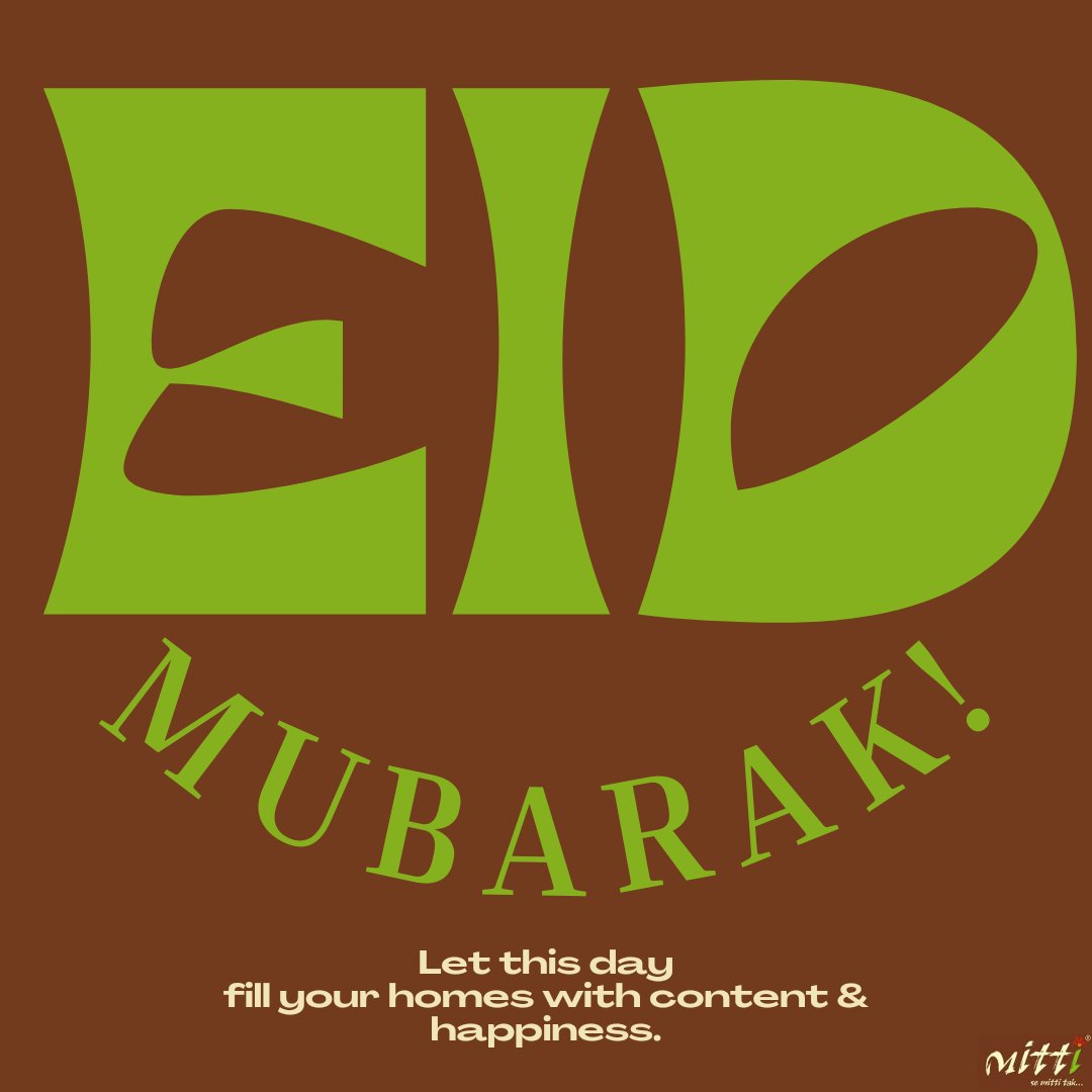 mitti_ind's tweet photo. May this Eid bring good health and peace to all.

Eid Mubarak.

#eid2022 #eidmubarak 
#greensouls #mitti #festivalsofindia  #greenbusiness https://t.co/mCfusuGO06