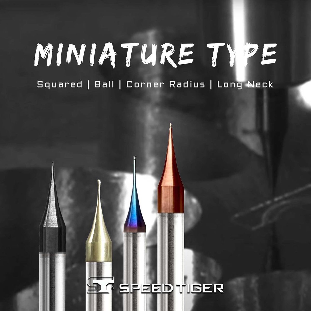 SPEEDTIGER_1998's tweet photo. We are small, but super powerful! 🤩
#speedtiger #endmill #manufacturer #miniature https://t.co/4TsoomhezK