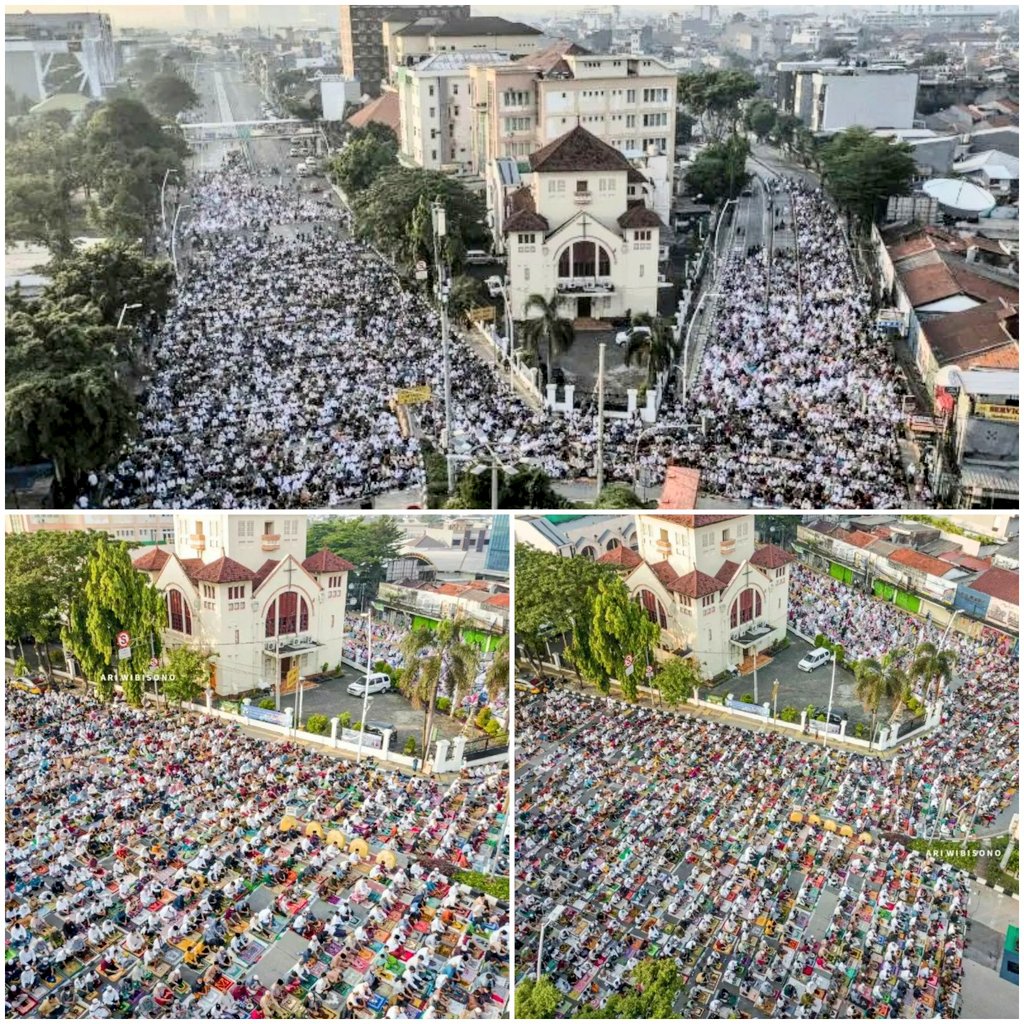 ekowboy2's tweet photo. Foto-foto ini jadi monumen sejarah kebangkitan nasional dimana Anies jadi tokoh pemersatu.. meskipun tdk diliput tv nasional &amp; pers pun bungkam

Momen hari raya tak pernah semeriah ini, wajar buzzerp pada kelojotan!!! https://t.co/a1KtwhkYXU