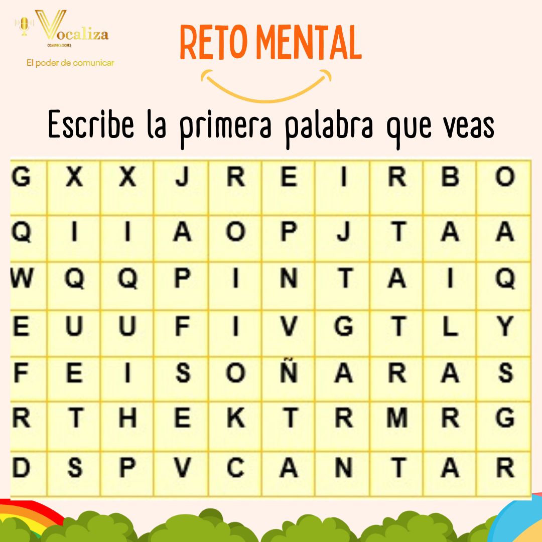 🖐️Ejercitar el cerebro ayuda a desarrollar nuestra inteligencia, mejora nuestra concentración y nuestra capacidad de atención. 

Vamos a ver cuántas palabras logran encontrar. Los leo👀 

#felizdía #martes #juegosmentales #memoria #comunicaciónefectiva #comunicaciónasertiva