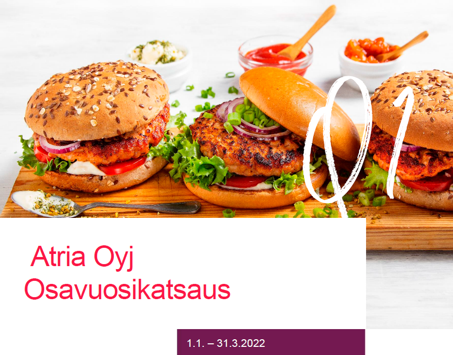 Atrian liikevaihto kasvoi kaikilla liiketoiminta-alueilla – kohonneet kustannukset painoivat liikevoittoa. Tutustu osavuosikatsaukseen tarkemmin: bit.ly/3MJtrCe #AtriaQ122