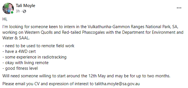 The Australian Mammal Society tweet media