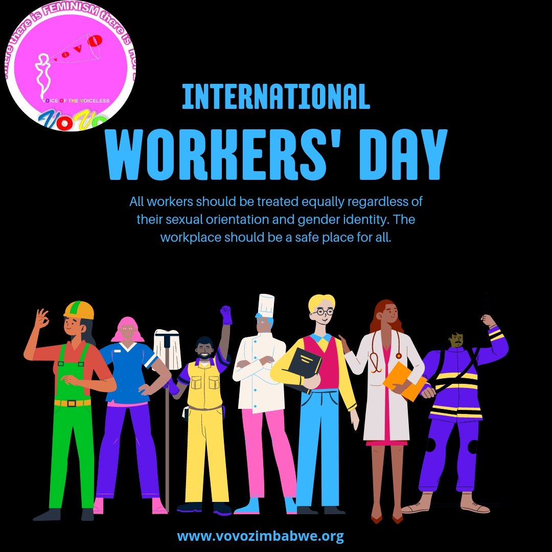 Sexual orientation and gender identity should not be barriers to employment opportunities and to a safe working environment. We all have a right to work. @galzinf @Pakasipiti @treat_zim @SexualTalk @TIRZ7 @zim_iaz @HandsOfHope_zw @zimswa04 @youthforinnov #WorkersDay2022 #Equality