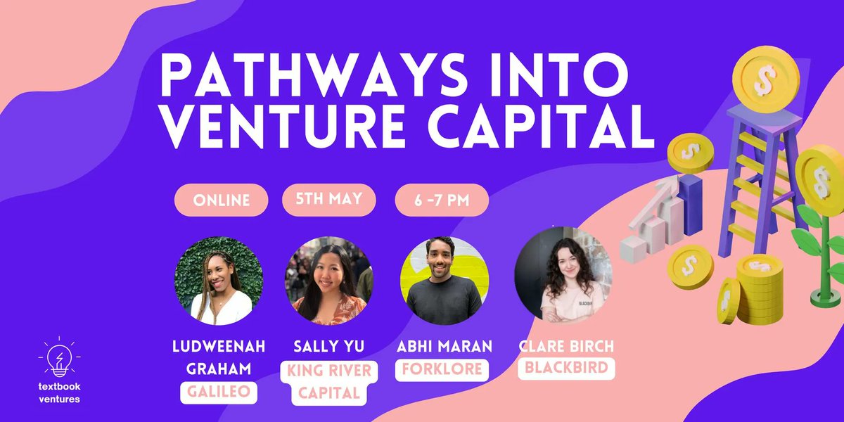 Blackbird (@blackbirdvc) on Twitter photo The delightful <a href="/clarejtbirch/">clare ❤️🔥</a> is sharing her path to VC alongside <a href="/tb_ventures/">Textbook Ventures</a> and @AbhishekM__10, <a href="/Luddy___/">Luddy Graham 🔮</a> and Sally Yu this Thurs! 💥
⚡️ If you want to learn about breaking into VC from non-traditional pathways and much more, register free: buff.ly/3LFiGkk The delightful <a href="/clarejtbirch/">clare ❤️🔥</a> is sharing her path to VC alongside <a href="/tb_ventures/">Textbook Ventures</a> and @AbhishekM__10, <a href="/Luddy___/">Luddy Graham 🔮</a> and Sally Yu this Thurs! 💥
⚡️ If you want to learn about breaking into VC from non-traditional pathways and much more, register free: buff.ly/3LFiGkk