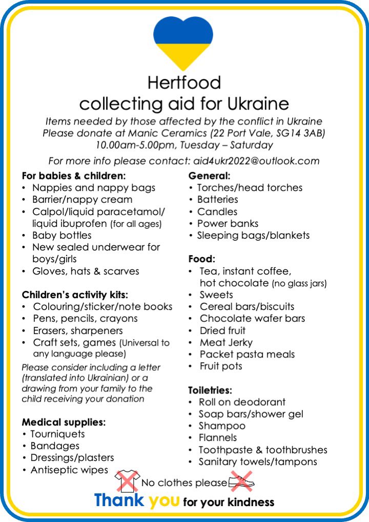 aid4ukr1's tweet photo. I look forward to offers for the family to come flooding in. I’m such a cheeky cow, but for all of the very best reasons. ￼￼￼
13/13 https://t.co/JHks4kckw8