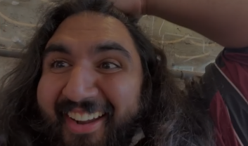 Graycen's tweet photo. The face of a man who just found out he got Glad @EsfandTV https://t.co/qtaDdxa0Wx
