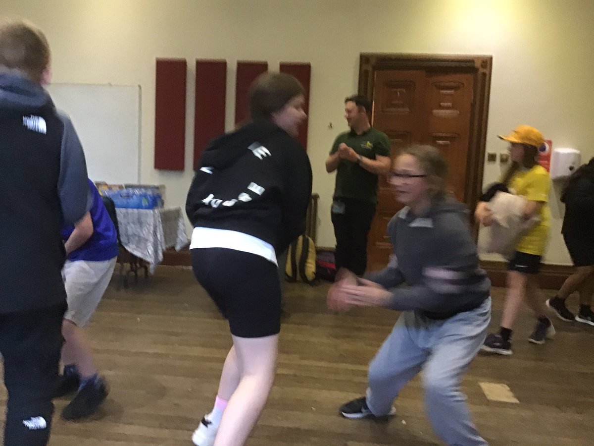 CrontonY6's tweet photo. A final team challenge for our last night. A good dance with friends and a final discussion about our days activities before we settle down for the night. @crontonceschool @CrontonY6 @RealRobinwood @LDSTEducation https://t.co/sYubnjcZh6