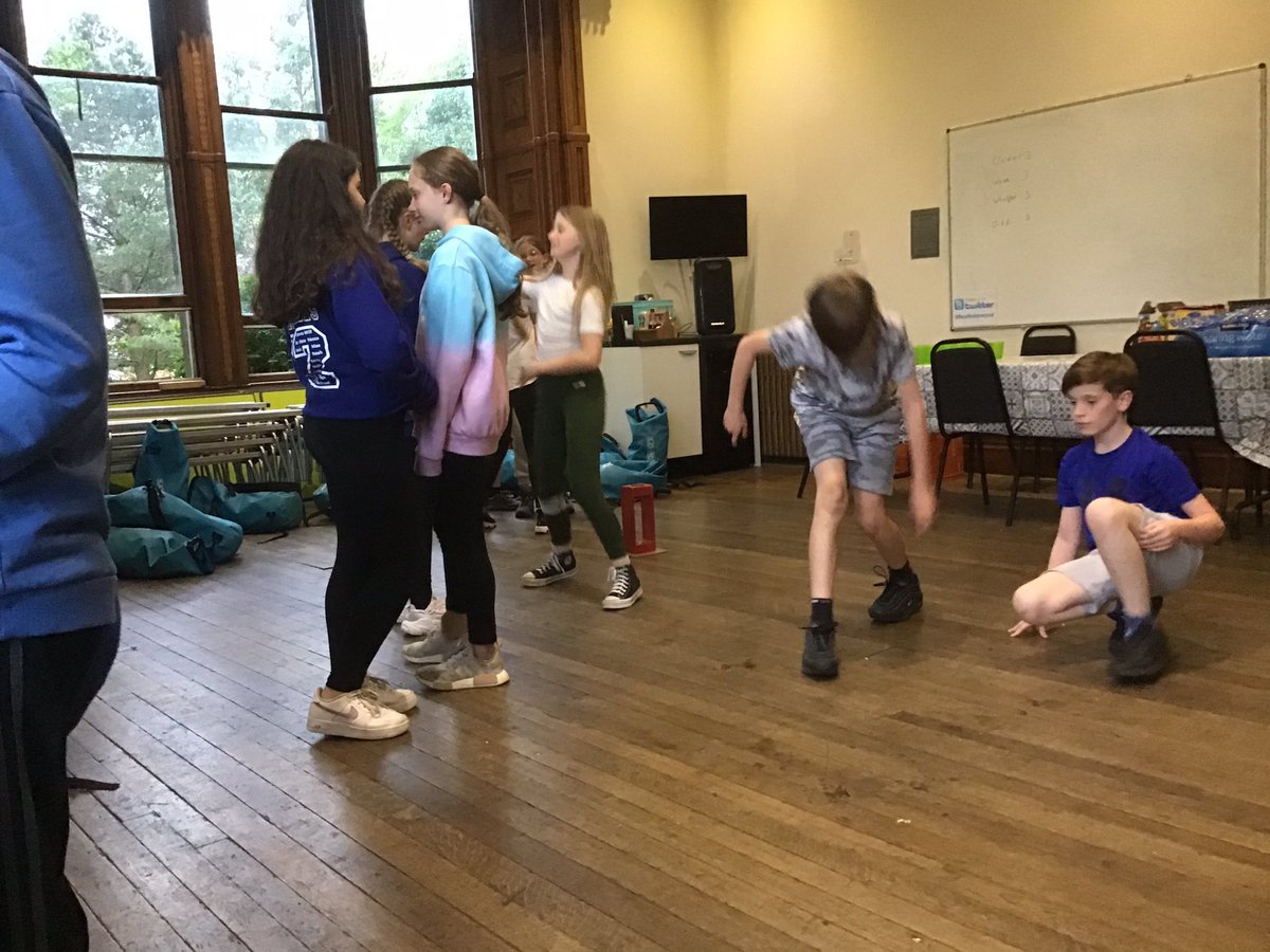 CrontonY6's tweet photo. A final team challenge for our last night. A good dance with friends and a final discussion about our days activities before we settle down for the night. @crontonceschool @CrontonY6 @RealRobinwood @LDSTEducation https://t.co/sYubnjcZh6