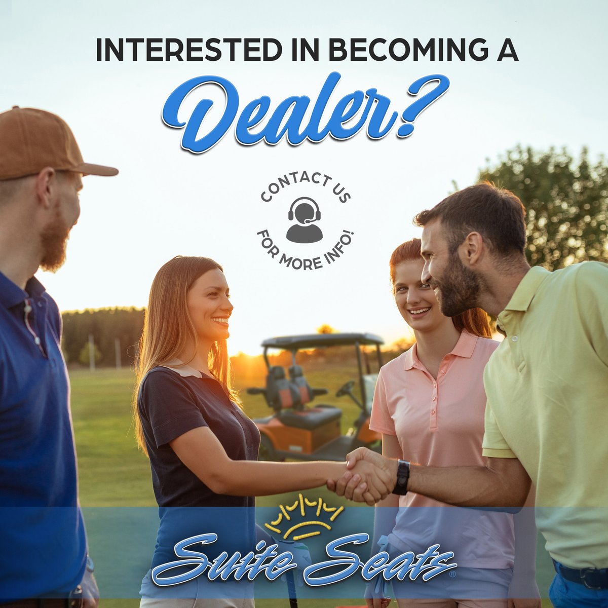 Suite_Seats's tweet photo. Are you in the golf car industry and interested in becoming a Suite Seats Dealer?  We would love to help you get set up.  Visit this link to find a form that you can fill out and electronically submit. https://t.co/Br02bp8QtV   #golf #golfcar #golfcart #ezgo #yamaha #clubcar https://t.co/MgS1j4SnDm